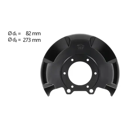 AIC Abdeckblech Ankerblech f&uuml;r VW Caddy 1 Golf 1 Jetta 1 Scirocco vorne 171615311