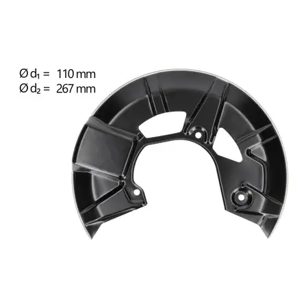 AIC Abdeckblech Ankerblech f&uuml;r VW Passat B1 B2 AUDI 80 B1 B2 90 vorne links 321615311A