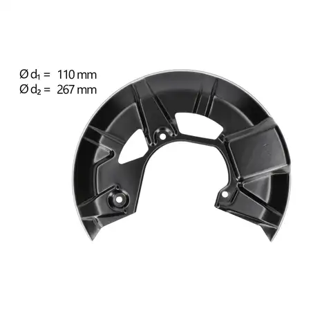 AIC Abdeckblech Ankerblech f&uuml;r VW PASSAT B1 B2 AUDI 80 B1 B2 90 vorne rechts 321615312A