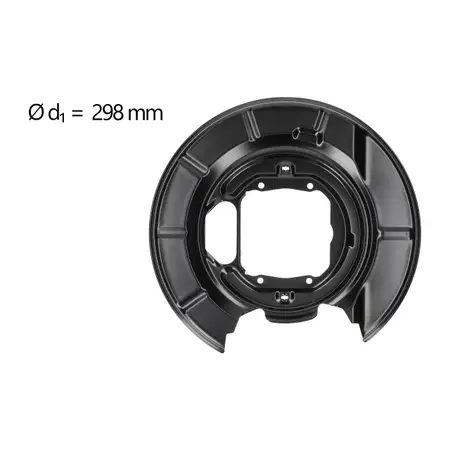 AIC Abdeckblech Ankerblech Bremsscheibe f&uuml;r BMW 5er E39 Hinterachse links 34211162773