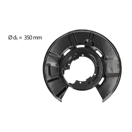 AIC Abdeckblech Ankerblech f&uuml;r BMW 1er M Coupe E82 3er E90-93 M3 hinten links 34212283253