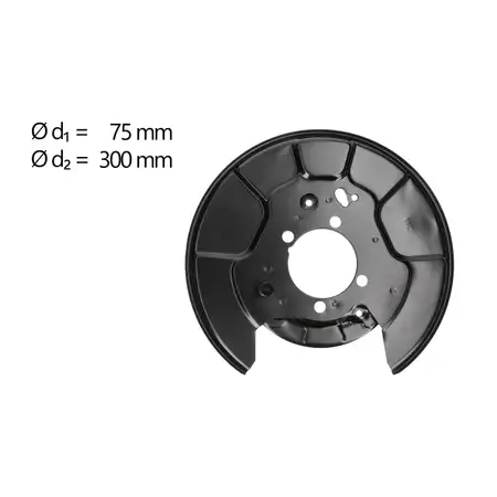 AIC Abdeckblech Ankerblech Bremsscheibe f&uuml;r TOYOTA Rav 4 3 4 hinten links 46504-42040