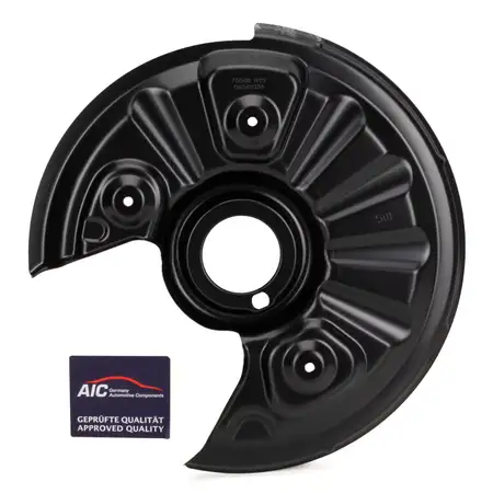 AIC Spritzblech Bremsscheibe f&uuml;r VW Passat Touran 5T SKODA Octavia 3 4 AUDI hinten links