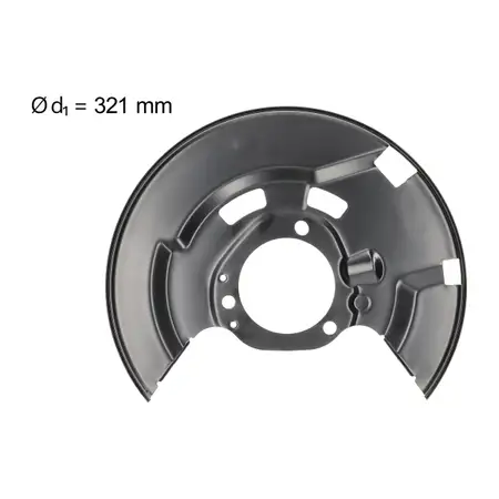 AIC 75596 Abdeckblech Ankerblech Bremsscheibe f&uuml;r OPEL Astra J vorne rechts 12774824