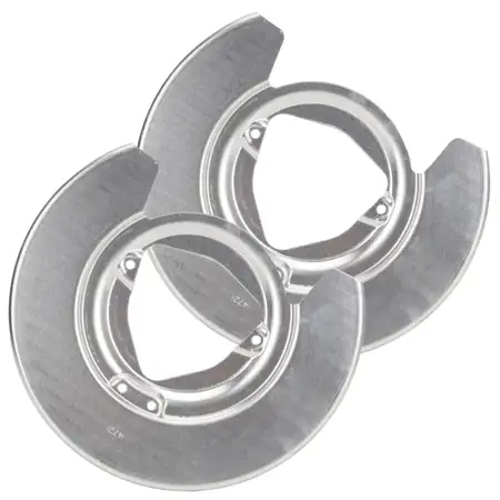 2x AIC Abdeckblech Ankerblech Spritzblech Bremsscheibe f&uuml;r TESLA 3 5YJ3 vorne 104466100C