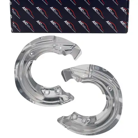 2x AIC Spritzblech Bremsscheibe f&uuml;r BMW F20/21 F22/23 F30-34 ohne M-Sportbremse vorne