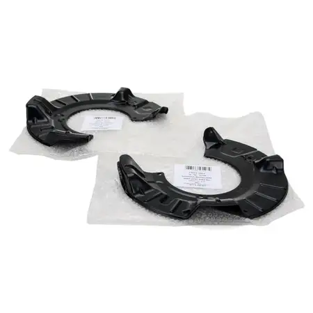 2x AIC Abdeckblech Ankerblech f&uuml;r MINI R50 R53 R52 Cabrio vorne 34116754927 + 34116754928