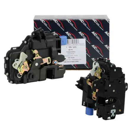 2x AIC door lock actuator for VW Polo 9N, SEAT Cordoba, Ibiza 3, and SKODA Fabia 1 (rear)