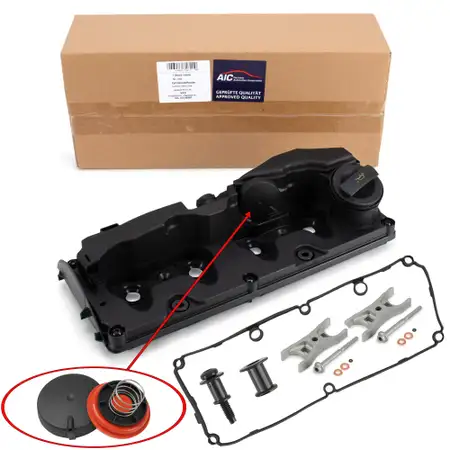 AIC Ventildeckel Deckel Halter Einspritzventil f&uuml;r AUDI A4 B8 A5 A6 C7 Q5 8RB 2.0 TDI