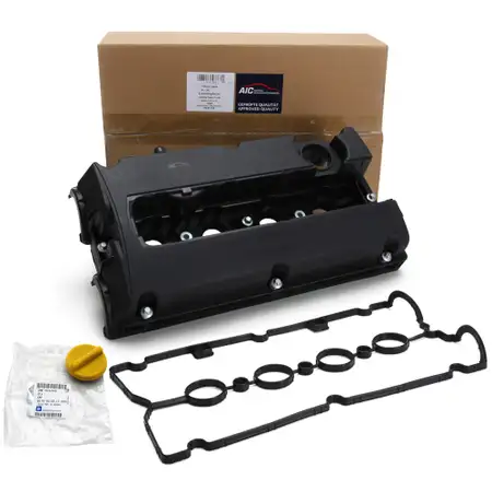 AIC Ventildeckel + Dichtung + Deckel f&uuml;r OPEL Astra G H Meriva A Vectra C Zafira B 1.6