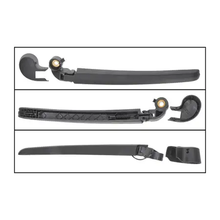 AIC Heckwischerarm Wischerarm + Kappe f&uuml;r VW Touareg 7P AUDI A1 8X Q5 8RB hinten 8R0955407