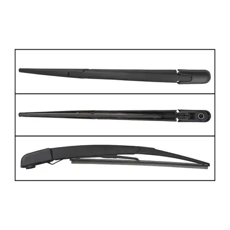 AIC Heckwischerarm + Wischblatt + Kappe f&uuml;r CITROEN DS3 PEUGEOT 3008 1 308 1 / SW 1 hinten