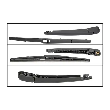 AIC Heckwischerarm + Kappe f&uuml;r HYUNDAI Accent 3 Tucson i40 1 KIA Rio 2 Carens 3 hinten