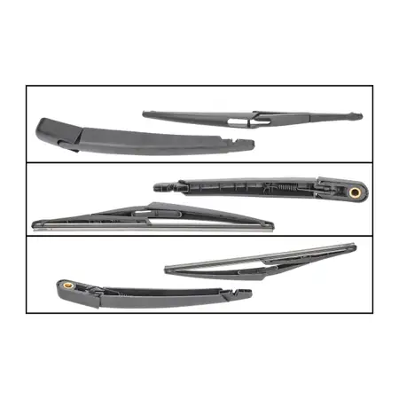AIC 73838 Heckwischerarm + Wischblatt + Kappe f&uuml;r NISSAN Micra 3 K12 hinten 28781-3U020