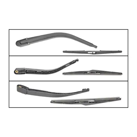 AIC Heckwischerarm + Wischblatt + Kappe f&uuml;r CHEVROLET Matiz M200 M250 hinten 96601862