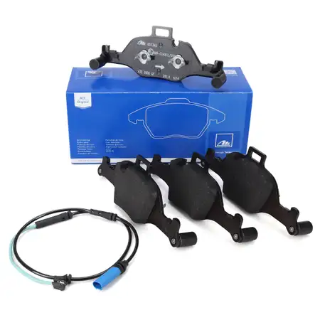 ATE Original Bremsbel&auml;ge + Warnkontaktsensor f&uuml;r BMW 5er G30 G31 6er G32 7er G11 G12 vorne
