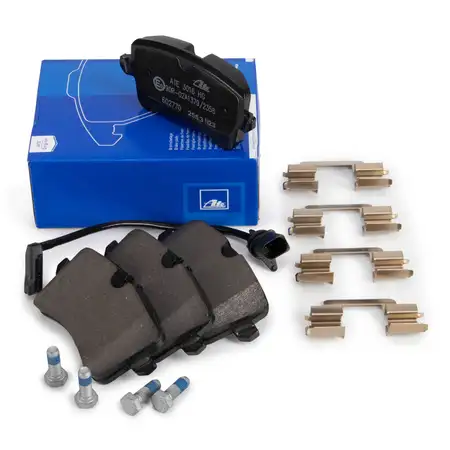 ATE 13046027702 Original Bremsbel&auml;ge + Sensor f&uuml;r AUDI RS4 RS5 A6 C7 PORSCHE Macan hinten