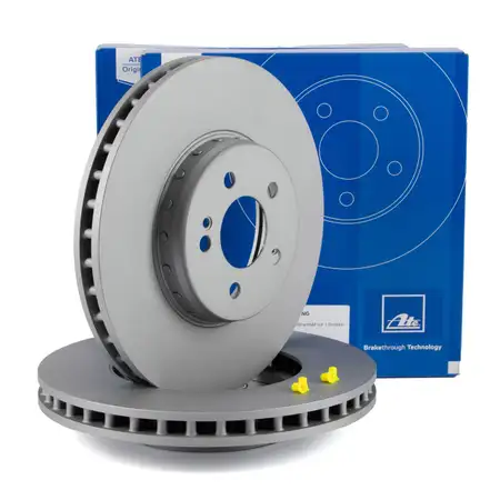 ATE Bremsscheiben Satz f&uuml;r MERCEDES W205 S205 C257 W213 S213 X253 ohne Sportpaket vorne