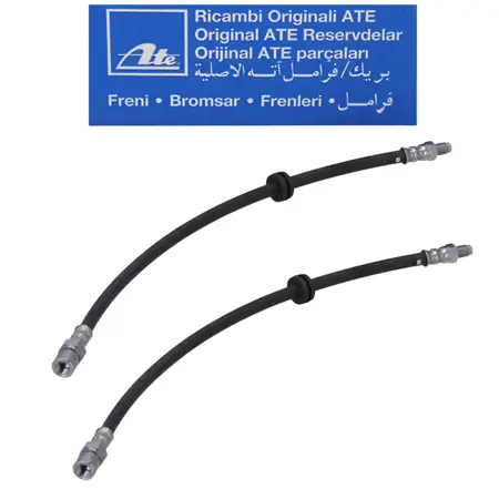 2x ATE Bremsschlauch f&uuml;r PORSCHE 924 Carrera GT / Turbo / S 944 2.5 vorne 477611071F