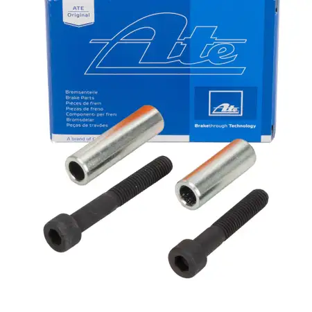 ATE 24.0102-4801.2 F&uuml;hrungsbolzensatz Bremssattel f&uuml;r VW Golf 1-3 Passat B3/B4 Arosa vorne