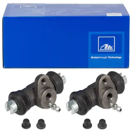 2x ATE 24.3219-0906.3 Radbremszylinder f&uuml;r PORSCHE 924 2.0 125 PS bis 80 hinten 477611055E