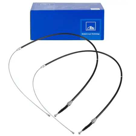 2x ATE Bremsseil Feststellbremse f&uuml;r VW Golf 4 AUDI 8L1 SEAT Leon 1M SKODA 1 hinten