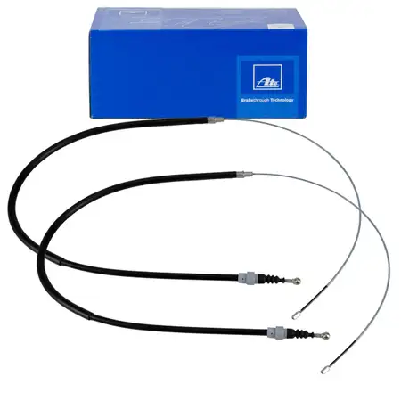2x ATE Bremsseil Handbremsseil Feststellbremse f&uuml;r VW Touran 1T1 1T2 1T3 hinten 1T0609721J