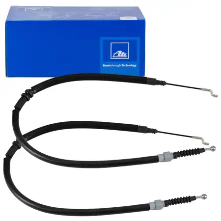 2x ATE Bremsseil Handbremsseil f&uuml;r VW Caifornia Transporter T4 ab Fgst. hinten 7D0609701E
