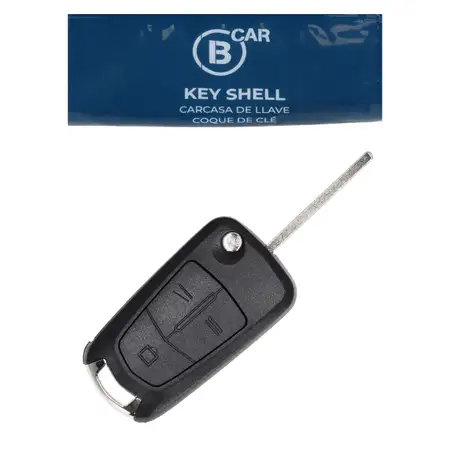 B CAR Schl&uuml;sselgeh&auml;use + Schl&uuml;sselrohling 3-Tasten f&uuml;r OPEL Vectra C Signum