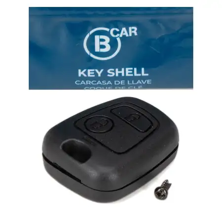 B CAR Schl&uuml;sselgeh&auml;use 2-Tasten f&uuml;r CITROEN Berlingo C1 C2 C3 PEUGEOT 206/206+ 207 106 1 2