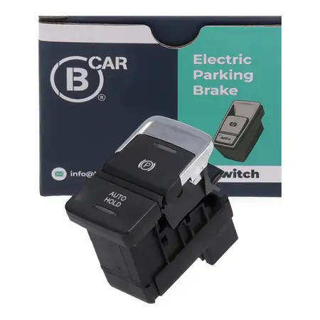 B CAR Schalter Taster Feststellbremse Parkbremse Schwarz f&uuml;r SEAT Leon 5F8 575927225