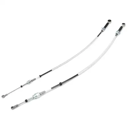 2x B CAR Seilzug Schaltzug Einfachseilzug Schaltgetriebe f&uuml;r MINI R50 R53 R52 One / Cooper