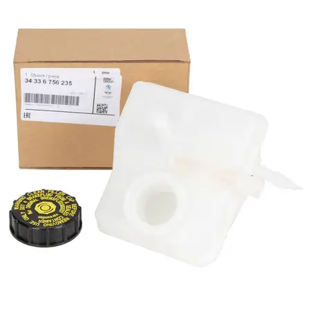 ORIGINAL MINI Ausgleichsbeh&auml;lter Bremsfl&uuml;ssigkeit + Deckel R50 R53 R2 34336756235
