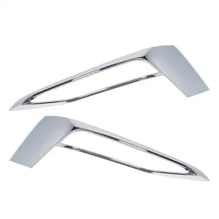 2x Sto&szlig;leiste Zierblende Sto&szlig;f&auml;nger LUXURY LINE f&uuml;r BMW 5er G30 G31 bis 06.2020 vorne