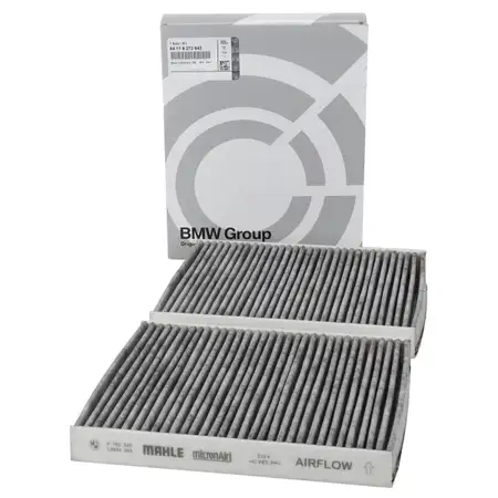 ORIGINAL BMW Innenraumfilter Aktivkohle Satz 5er F10/11 6er F12/13/06 7er F01 64119272642