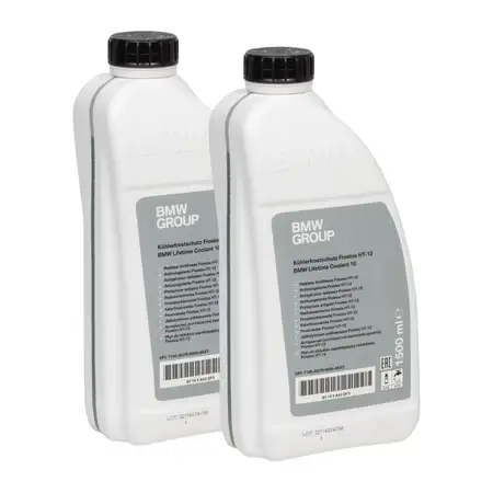 3L ORIGINAL BMW K&uuml;hlerfrostschutz Frostox HT-12 LC18 Konzentrat GR&Uuml;N 83195A42DF3