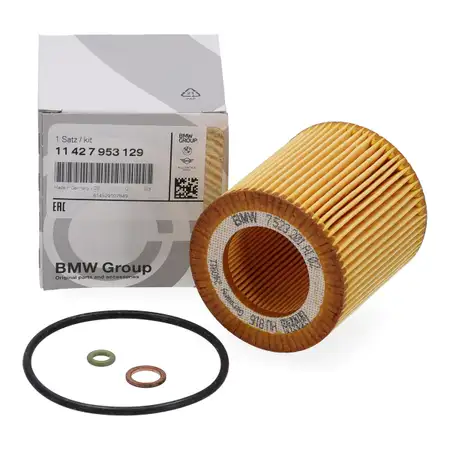 ORIGINAL BMW &Ouml;lfilter E81-88 E90-93 F30/31 E60 F10 F01 X1-X5 N20/52/53/54/55 11427953129