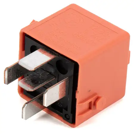 ORIGINAL BMW Relay Switch, Salmon Red, for 1 Series, 3 Series, 4 Series, 5 Series, 6 Series, 7 Series, X1, X3, X5, Z3, Part No. 12631742690