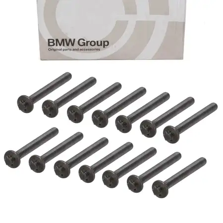 14x ORIGINAL BMW Schraube Kurbelwellenlager M10x85 11118571560