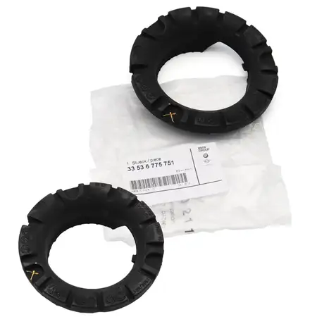 2x ORIGINAL BMW Federteller Federunterlage 5er F10 F11 6er F12 F13 F06 hinten 33536775751