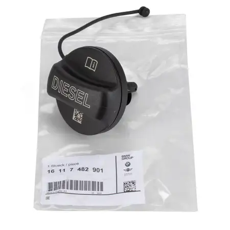 ORIGINAL BMW Tankdeckel Tankverschluss DIESEL 1er 3er 4er 5er 7er X1 X3 X5 X6 16117482901