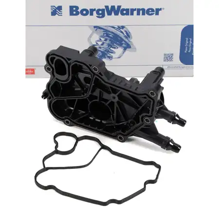 BORGWARNER Thermostat + Dichtung f&uuml;r BMW 3er G20 G21 5er G30 G31 X3 G01 X5 B57 11538576288