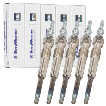 5x BERU GN046 Gl&uuml;hkerze f&uuml;r VW Multivan Transporter T5 Touareg 7L 2.5 TDI