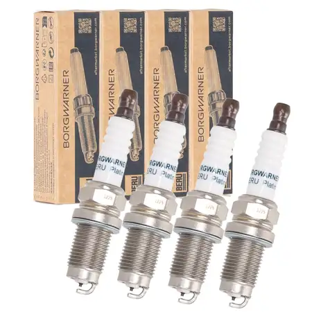 4x BERU Z349Z&uuml;ndkerze f&uuml;r VW Golf 5 6 Passat B6 B7 Polo 5 Sharan Tiguan Touran 1.4 TSI