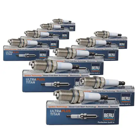 10x BERU UPT2 ULTRA PLUS TITAN Z&uuml;ndkerze f&uuml;r AUDI BMW FORD MERCEDES OPEL PORSCHE VW