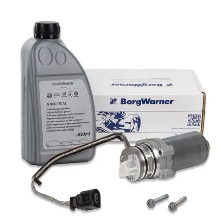 BORGWARNER Haldex Pre-charge Pump + 850 ml ORIGINAL Oil for VW Golf 7, Passat B8, T6, A3 8V