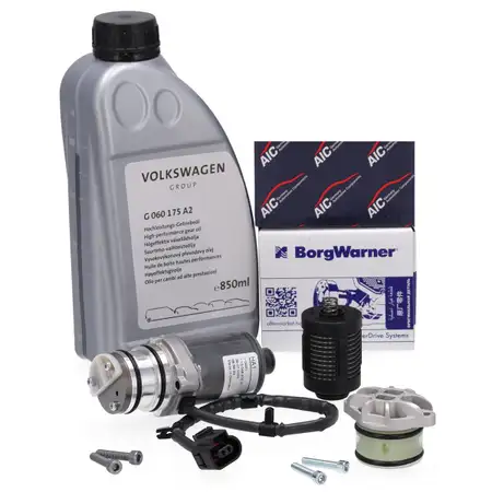 BORGWARNER Pumpe Haldex Vorladepumpe &Ouml;lfilter 850mL ORIGINAL &Ouml;l f&uuml;r VW Golf 6 Passat B7 T5