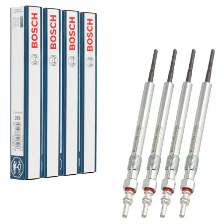 4x BOSCH 0250403023 Gl&uuml;hkerze f&uuml;r OPEL Astra J K Insignia A B Mokka/10 Zafira C 1.6 CDTi