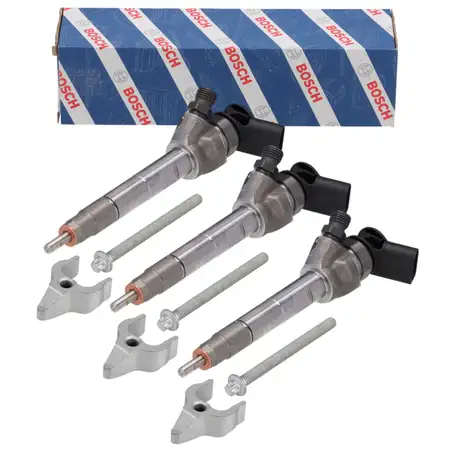 3x BOSCH Einspritzd&uuml;se + Halterung f&uuml;r BMW F40 F44-46 X1 F48 X2 F39 MINI F55 F56 F54 B37