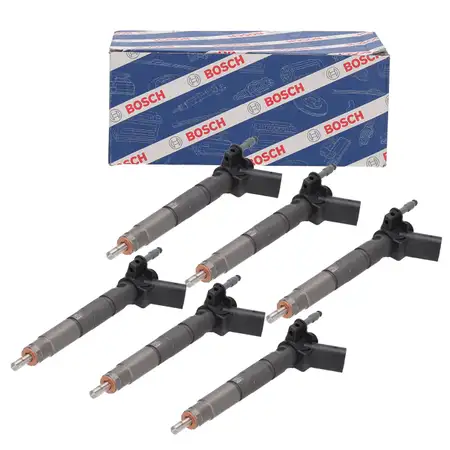 6x BOSCH 0445118035 Einspritzd&uuml;se f&uuml;r BMW 5er F10 F11 7er F01-04 X5 X6 N57 13538508153